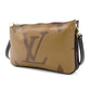 Louis Vuitton Giant Monogram Shoulder Bag Brown Logo Leather PVC 7-3-985