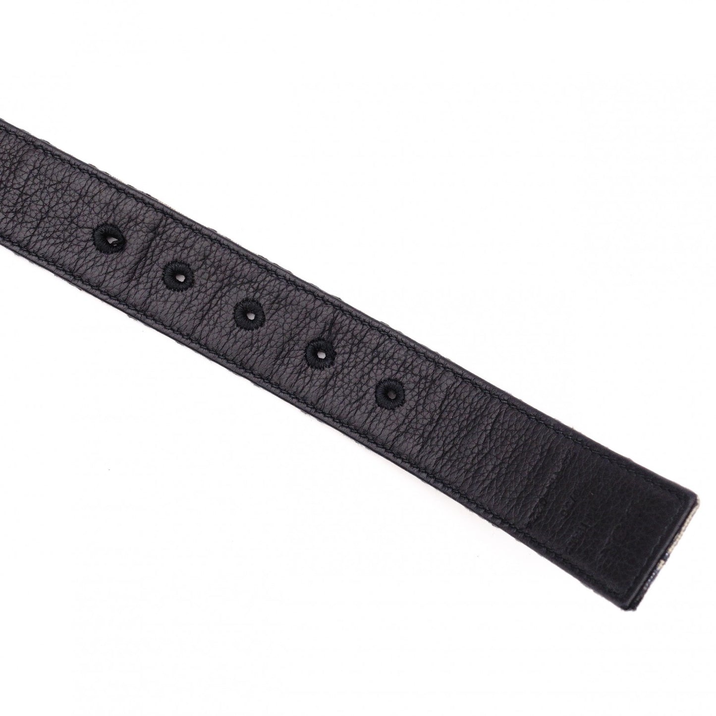 DIOR Dior Jacquard Dior Oblique Belt, Canvas and Leather, Navy, Size 90