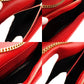 Saint Laurent Cassandra Classic Chain Wallet Red Leather Red Crossbody YSL R801124