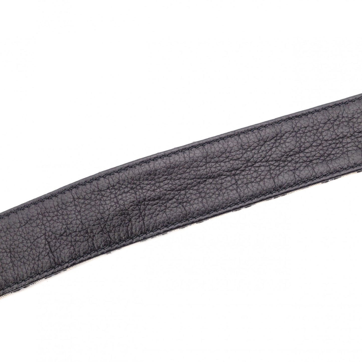 DIOR Dior Jacquard Dior Oblique Belt, Canvas and Leather, Navy, Size 90