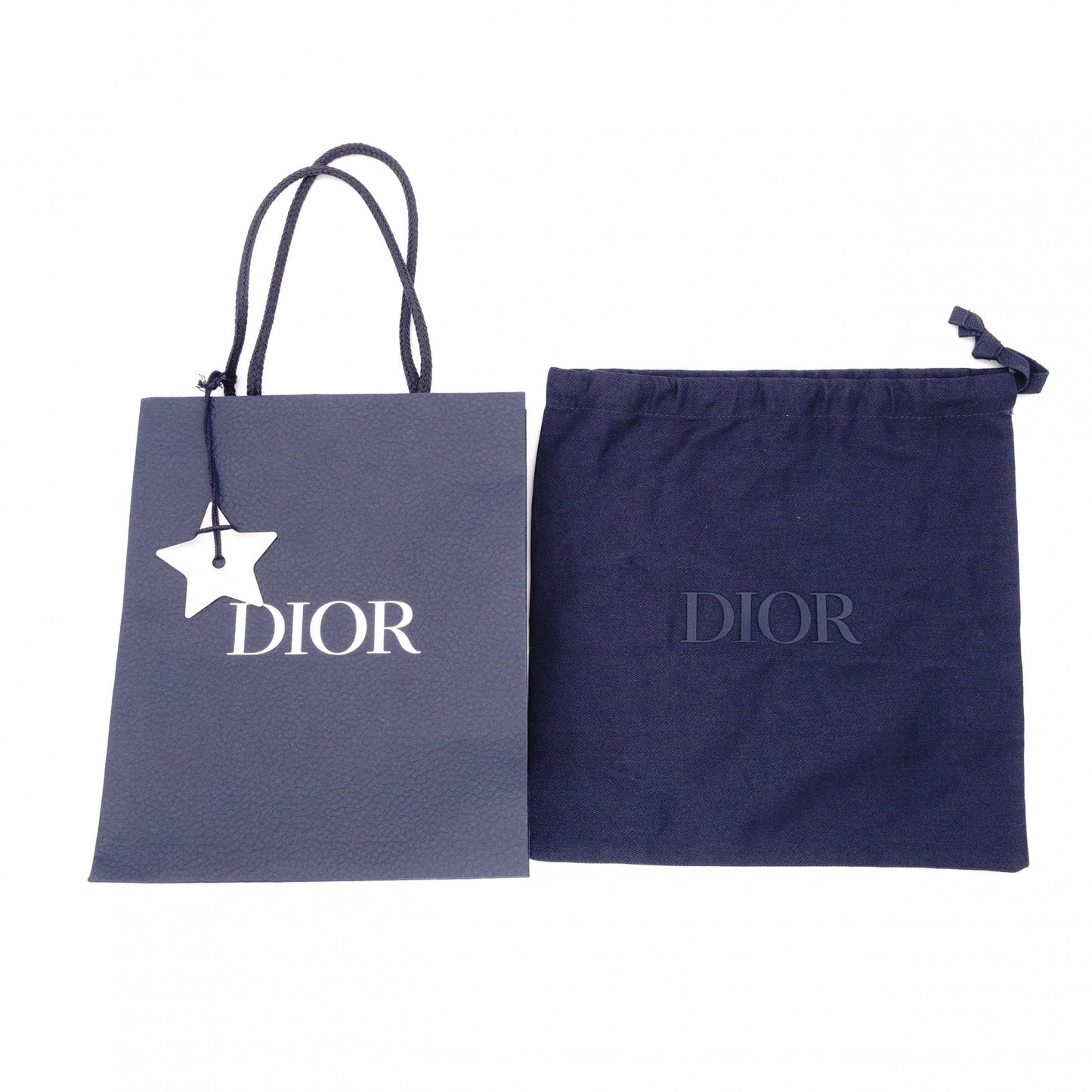 DIOR Dior Jacquard Dior Oblique Belt, Canvas and Leather, Navy, Size 90