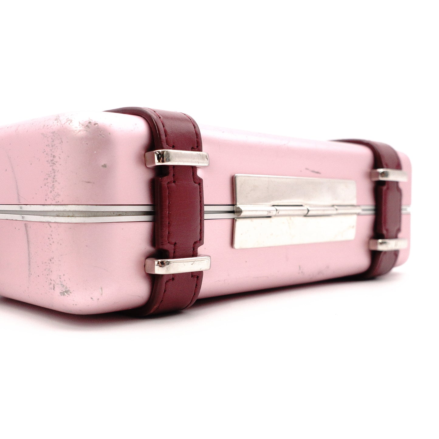 Dior x Rimowa Collaboration Personal Clutch Bag / Shoulder Bag / Aluminum Pink Crossbody