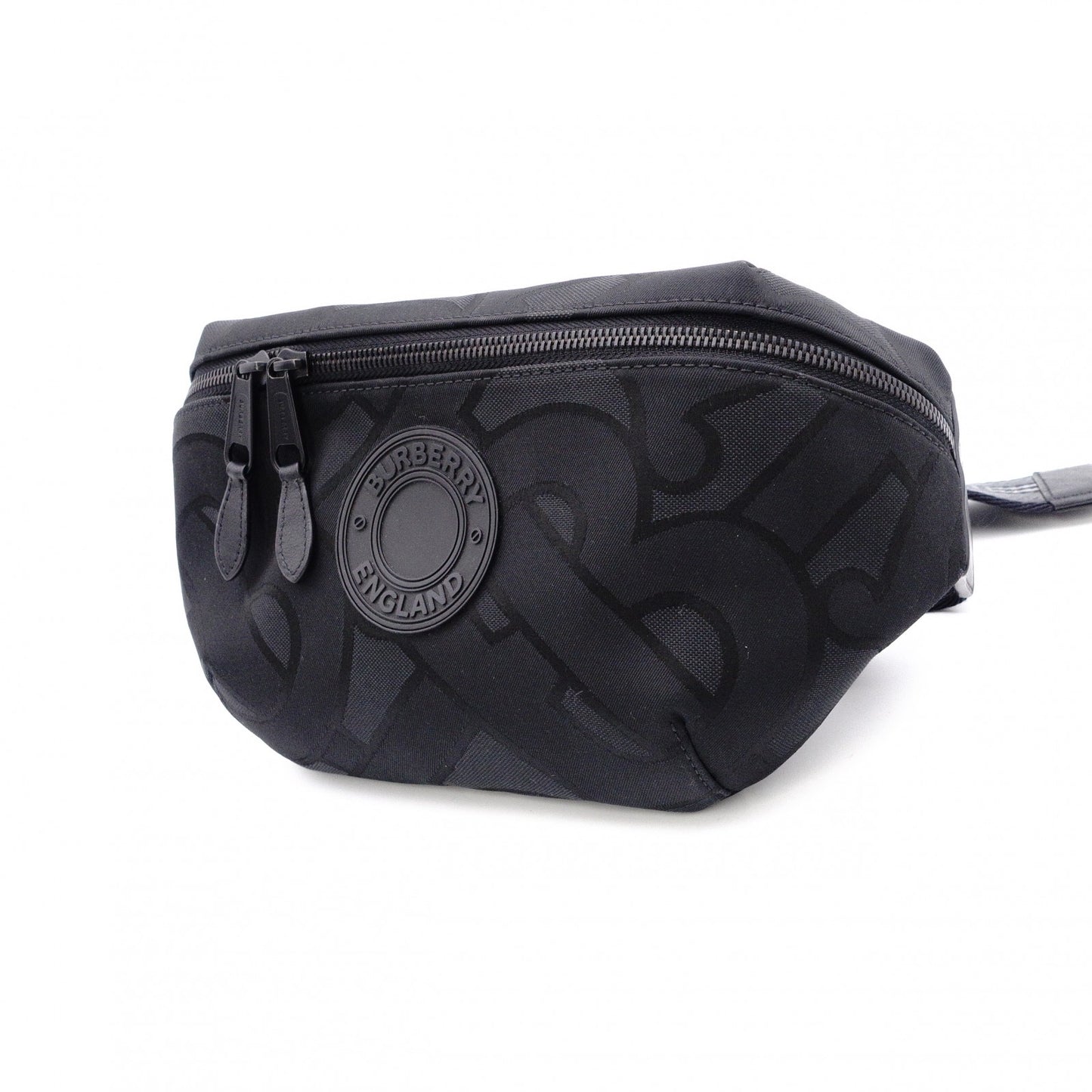 BURBERRY Body Bag, Nylon, Black, Bum Bag, Belt Bag, Black, Unisex, Logo