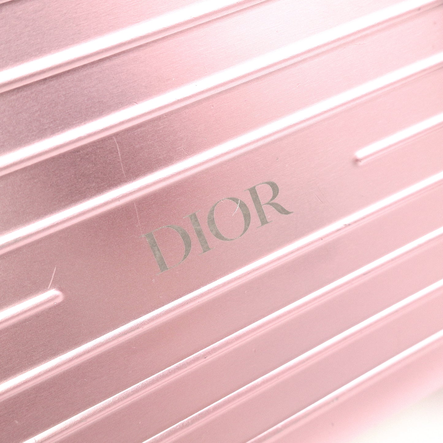 Dior x Rimowa Collaboration Personal Clutch Bag / Shoulder Bag / Aluminum Pink Crossbody