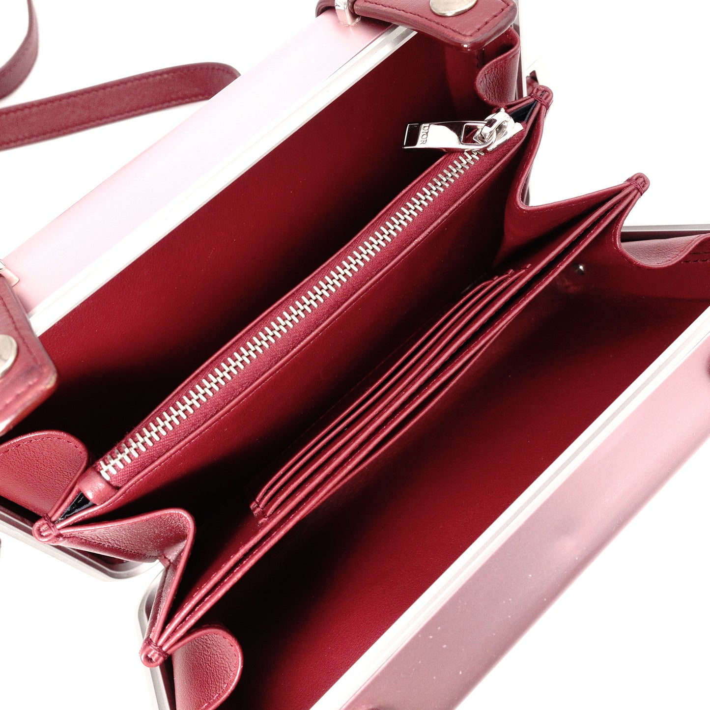 Dior x Rimowa Collaboration Personal Clutch Bag / Shoulder Bag / Aluminum Pink Crossbody