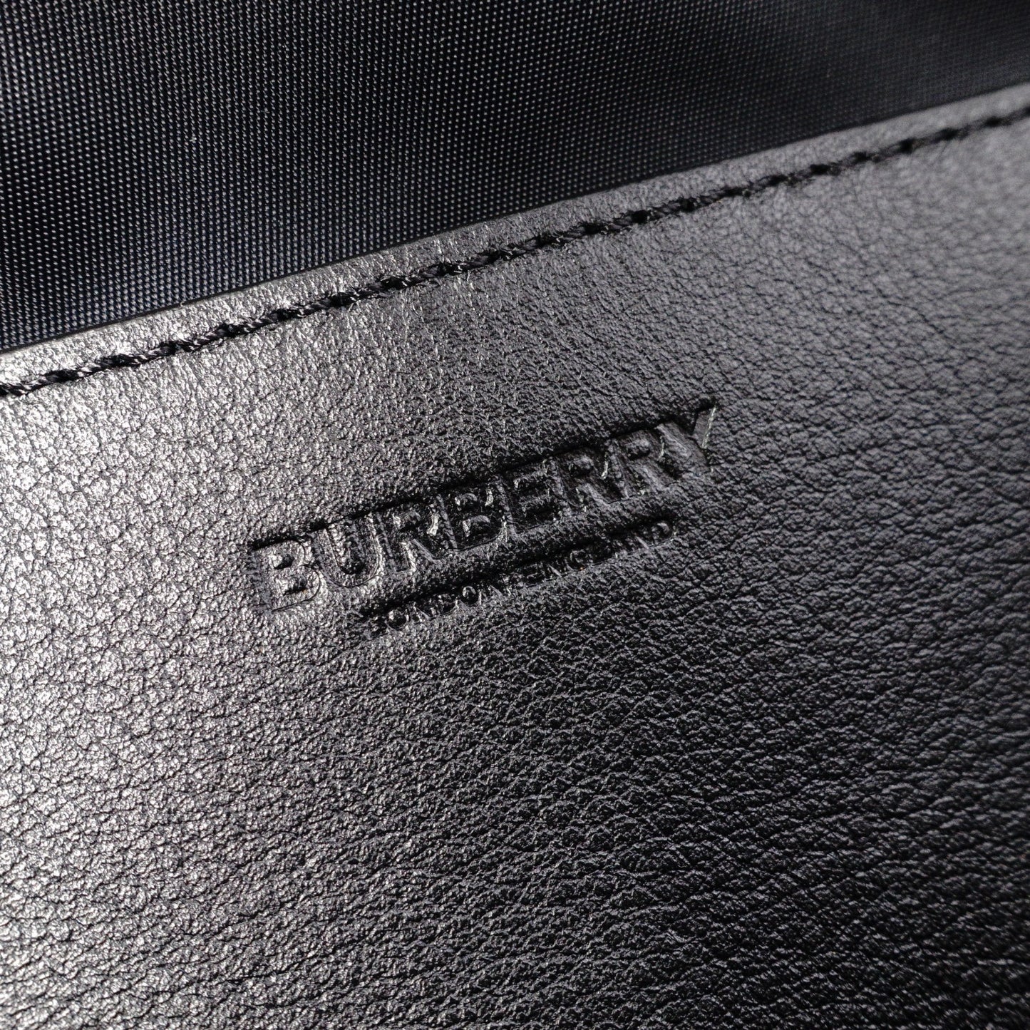BURBERRY Body Bag, Nylon, Black, Bum Bag, Belt Bag, Black, Unisex, Logo