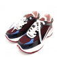 Louis Vuitton LOUIS VUITTON Run 55 Line Sneakers EU38 Approx. 24–9.6" Bordeaux × Pink Women's R801459
