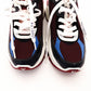 Louis Vuitton LOUIS VUITTON Run 55 Line Sneakers EU38 Approx. 24–9.6" Bordeaux × Pink Women's R801459