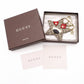GUCCI Star Motif GG Pattern Charm, Metal/PVC, Beige