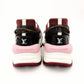 Louis Vuitton LOUIS VUITTON Run 55 Line Sneakers EU38 Approx. 24–9.6" Bordeaux × Pink Women's R801459