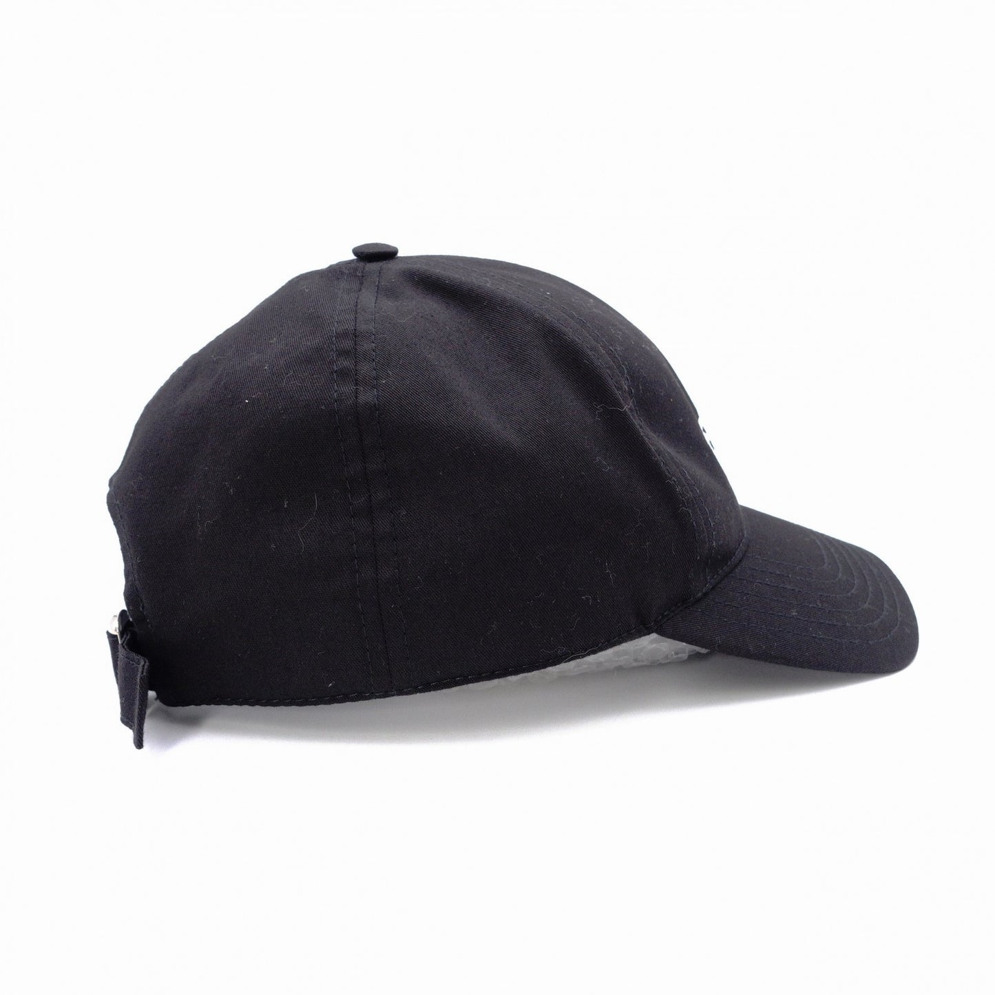 CELINE Baseball Cap, Canvas, Black, Size M