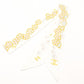 CHANEL Twilly Scarf 100% Silk White Floral Motif White-Tone With Box R801141