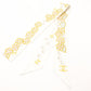 CHANEL Twilly Scarf 100% Silk White Floral Motif White-Tone With Box R801141