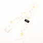 CHANEL Twilly Scarf 100% Silk White Floral Motif White-Tone With Box R801141