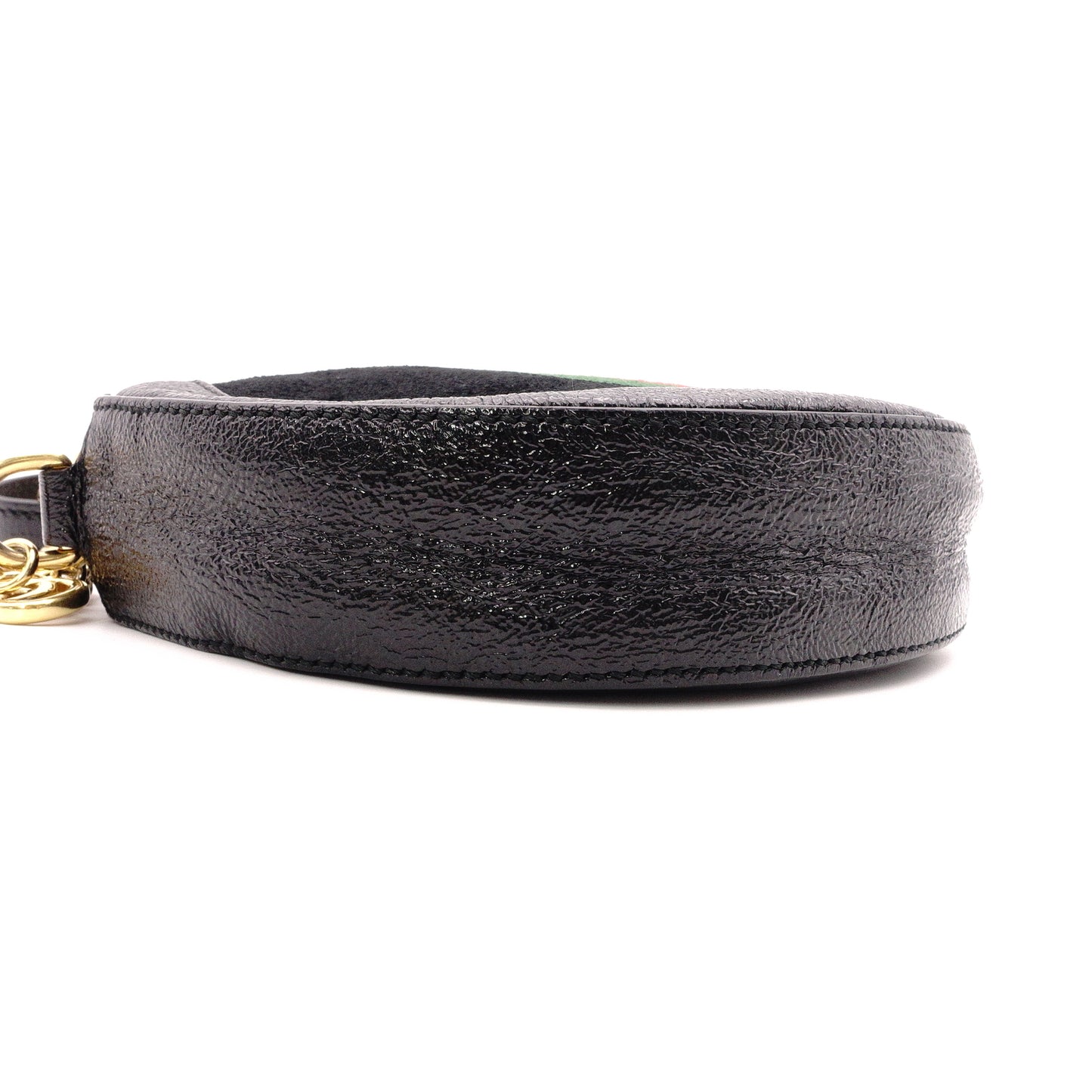 GUCCI GG Marmont Shoulder Bag, Leather, Black, Gold Hardware, Crossbody