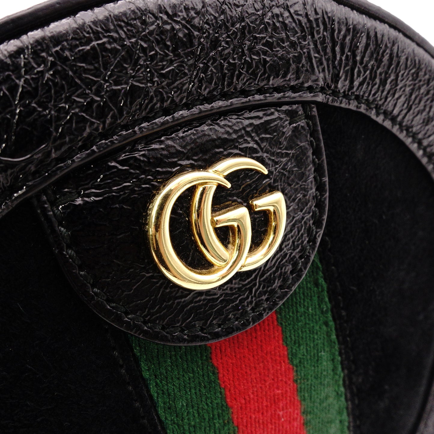 GUCCI GG Marmont Shoulder Bag, Leather, Black, Gold Hardware, Crossbody