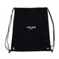 CELINE Baseball Cap, Canvas, Black, Size M