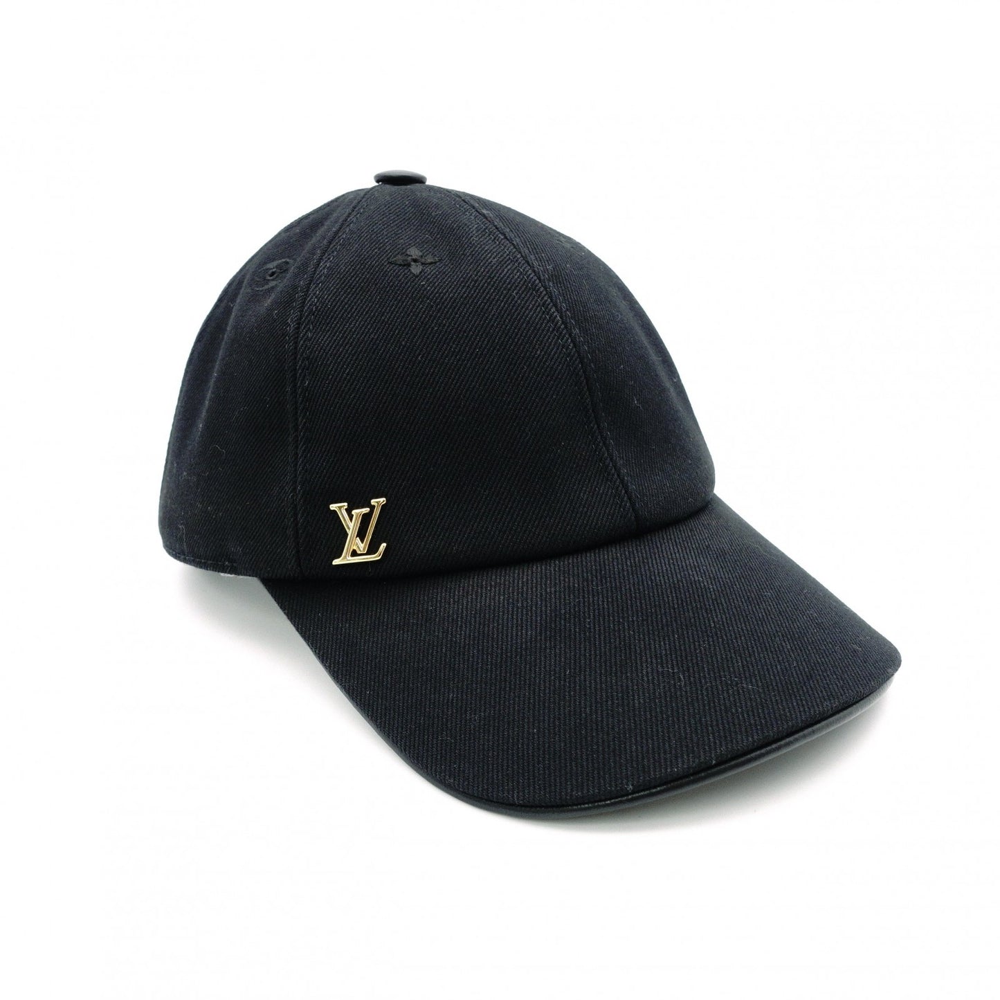 LOUIS VUITTON Cap LV Iconic Canvas Black M7050M
