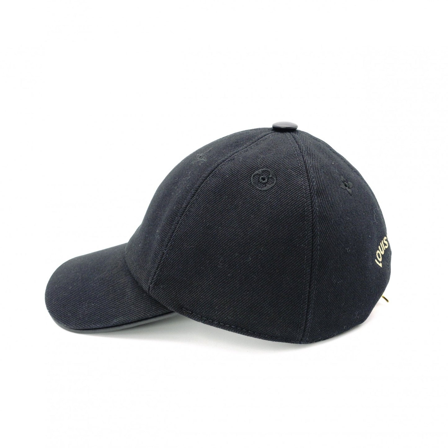 LOUIS VUITTON Cap LV Iconic Canvas Black M7050M