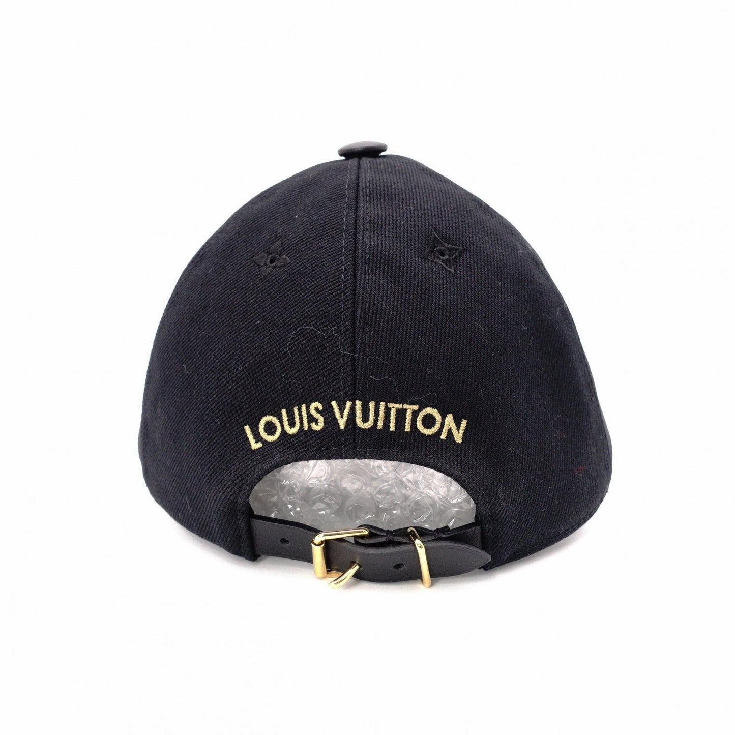 LOUIS VUITTON Cap LV Iconic Canvas Black M7050M