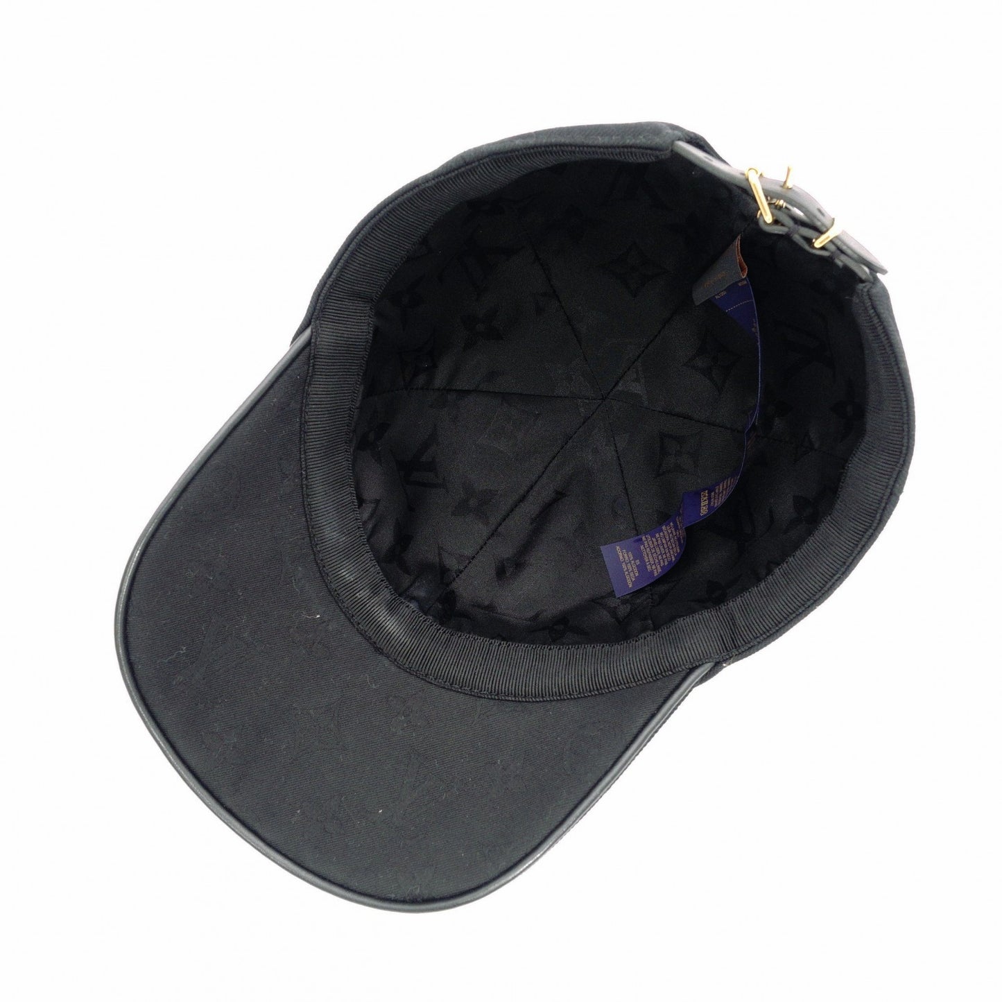 LOUIS VUITTON Cap LV Iconic Canvas Black M7050M