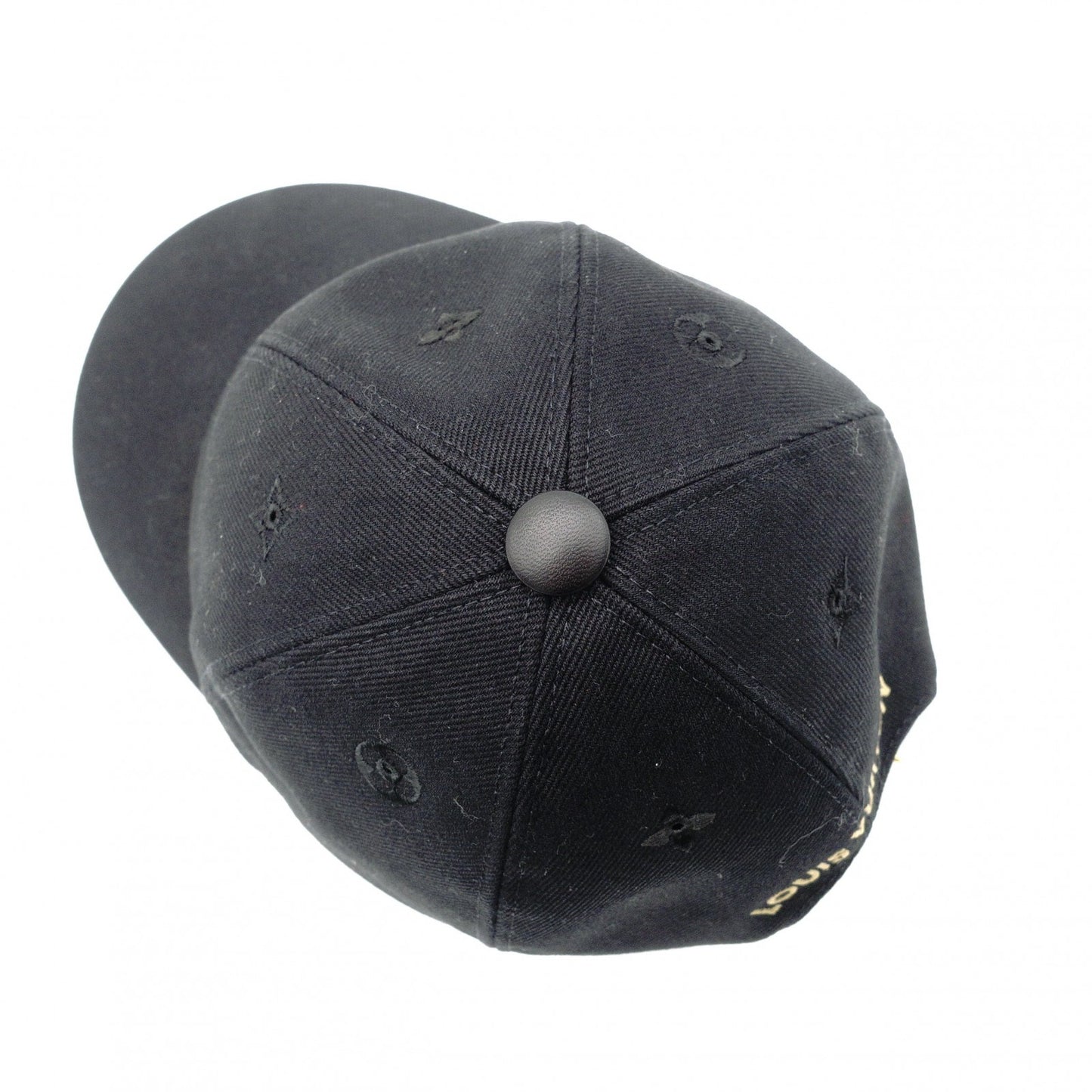 LOUIS VUITTON Cap LV Iconic Canvas Black M7050M