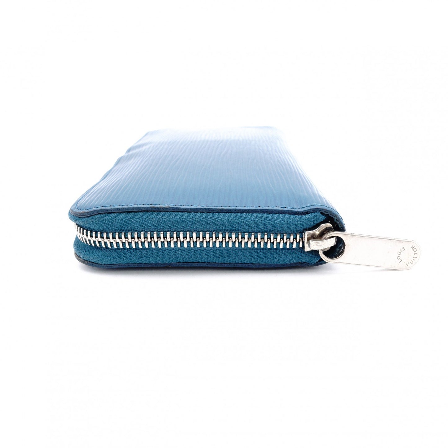 LOUIS VUITTON Zippy Wallet Epi Long Wallet, Leather, Blue
