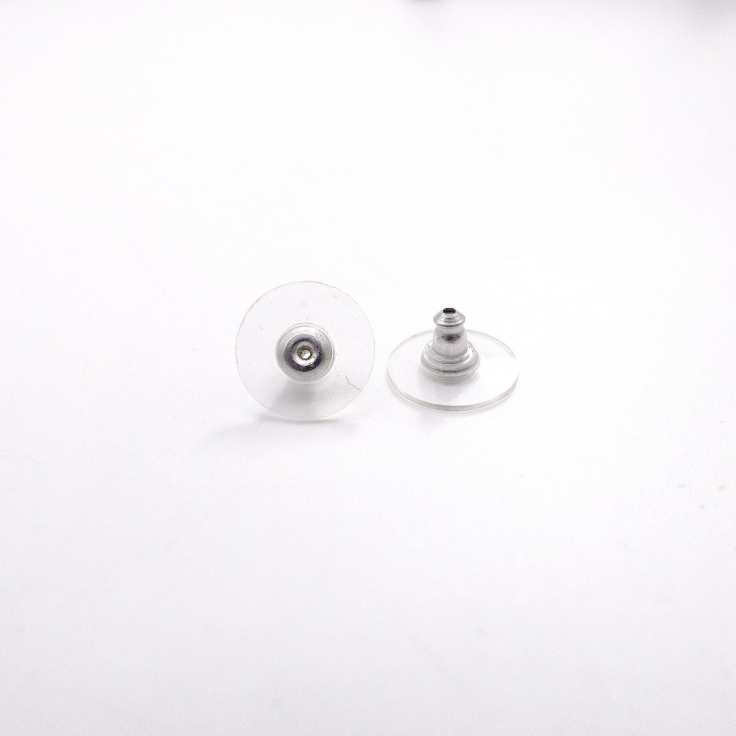 CHANEL Earrings, Metal, Rhinestones, Silver, CC Logo, Comes with Box