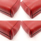 PRADA Saffiano Leather Handbag Red Leather 2-Way Red Gold Hardware Crossbody R801479