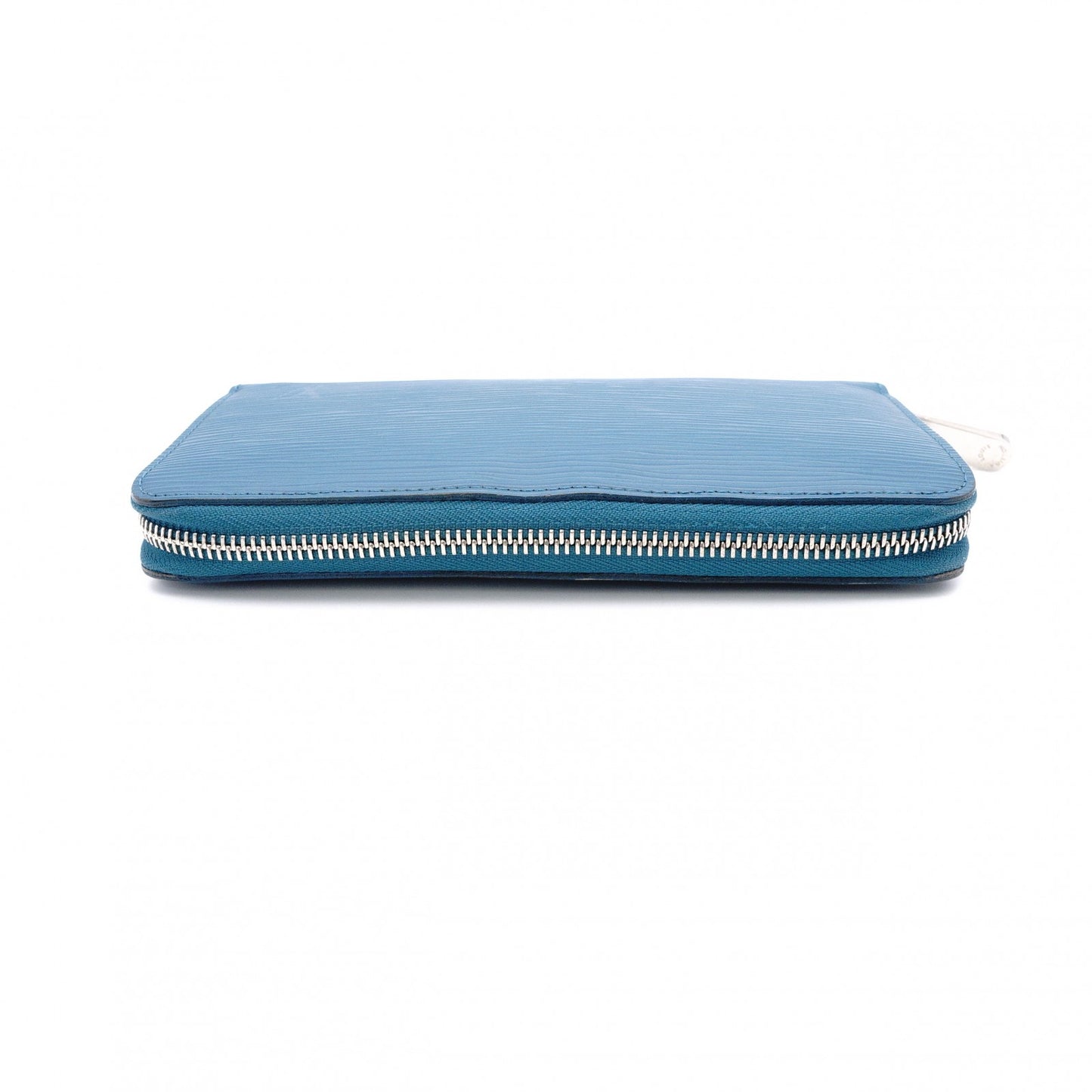 LOUIS VUITTON Zippy Wallet Epi Long Wallet, Leather, Blue