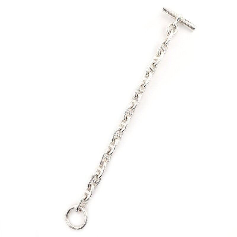 HERMES Chaîne d'Ancre Bracelet 16 Links Silver Bangle Sterling Silver 925 Approx. 58g 6-10-972