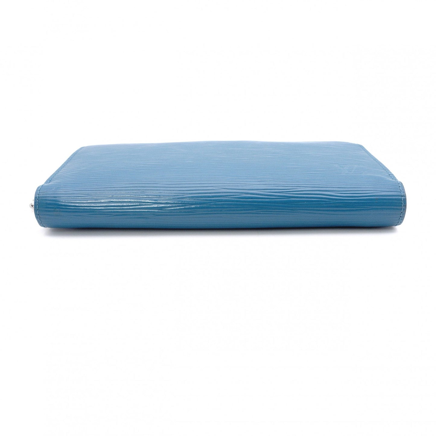 LOUIS VUITTON Zippy Wallet Epi Long Wallet, Leather, Blue