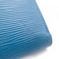 LOUIS VUITTON Zippy Wallet Epi Long Wallet, Leather, Blue