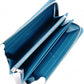 LOUIS VUITTON Zippy Wallet Epi Long Wallet, Leather, Blue