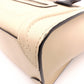CELINE Luggage Nano Shopper Handbag, Leather, Beige/Black, 2-Way Crossbody