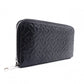 BURBERRY TB Monogram Long Wallet, Leather, Black