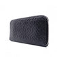 BURBERRY TB Monogram Long Wallet, Leather, Black