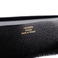 HERMES Béan Soufflé Long Wallet, Leather, Black, Epson, Gold Hardware, □J Stamped