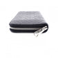 BURBERRY TB Monogram Long Wallet, Leather, Black