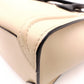 CELINE Luggage Nano Shopper Handbag, Leather, Beige/Black, 2-Way Crossbody