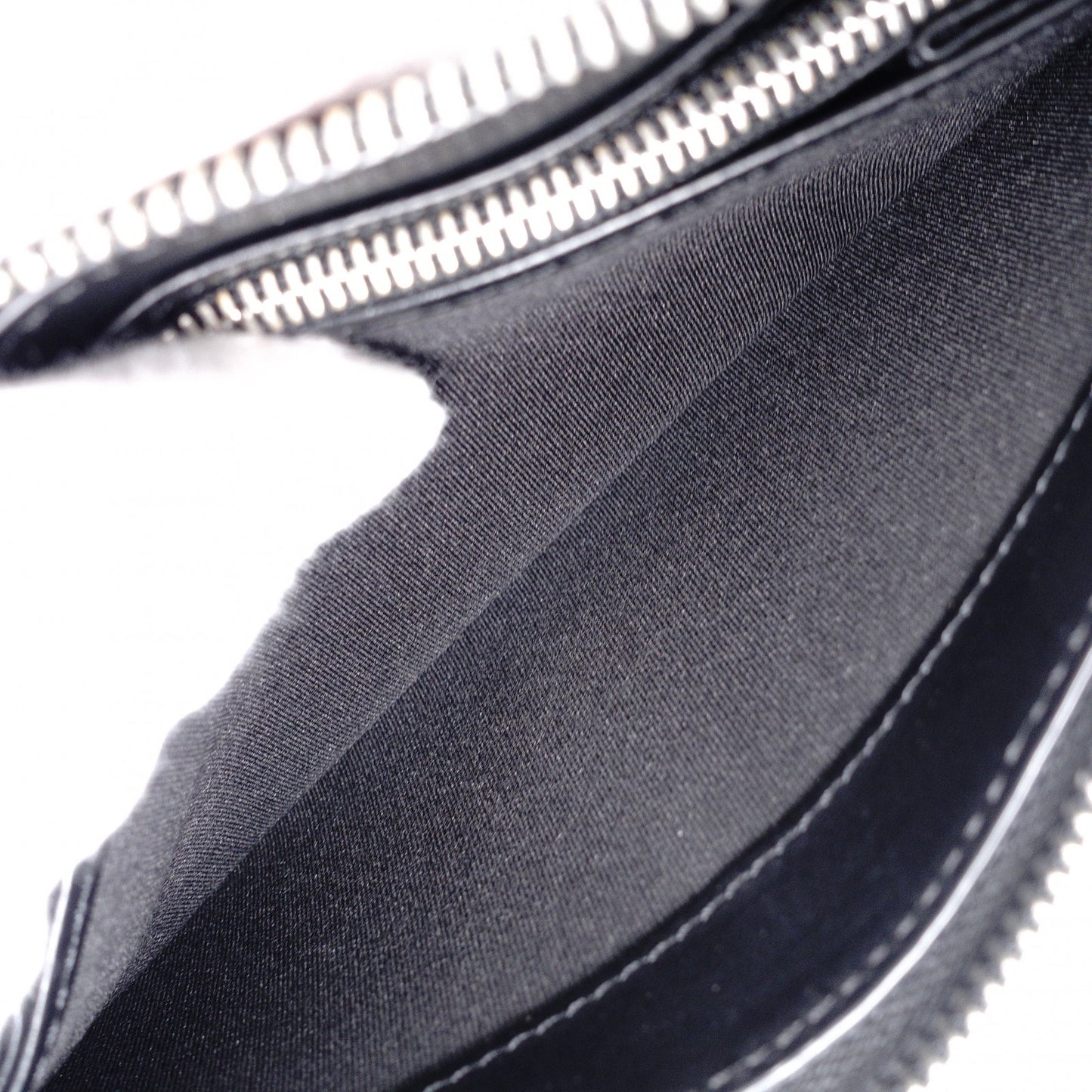 BURBERRY TB Monogram Long Wallet, Leather, Black
