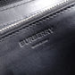BURBERRY TB Monogram Long Wallet, Leather, Black