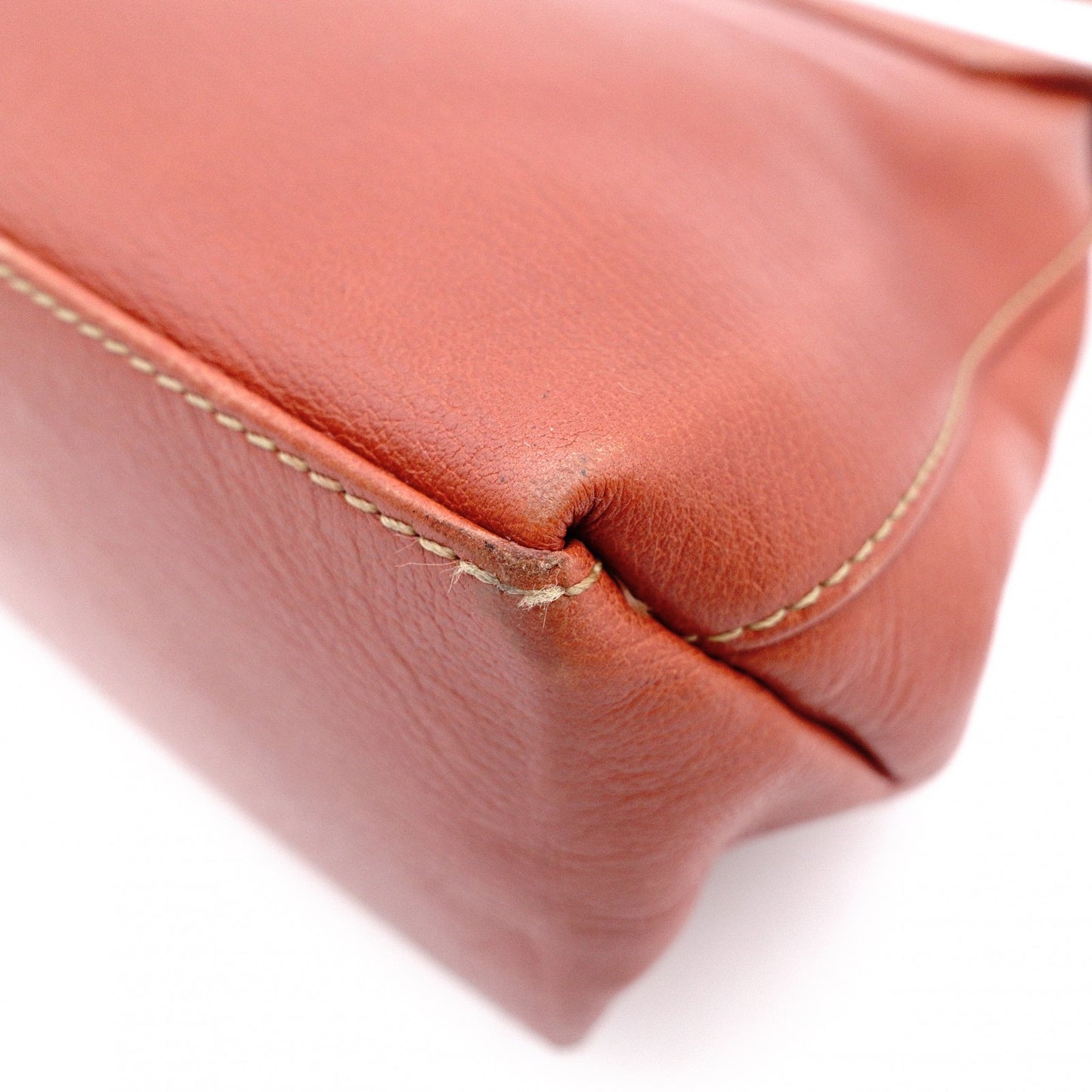 LOEWE Velázquez Handbag, Leather, Orange, 2-way, Gold Hardware, Vintage, Shoulder Bag