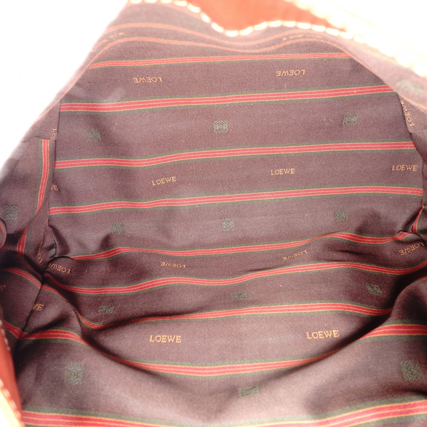 LOEWE Velázquez Handbag, Leather, Orange, 2-way, Gold Hardware, Vintage, Shoulder Bag