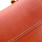 LOEWE Velázquez Handbag, Leather, Orange, 2-way, Gold Hardware, Vintage, Shoulder Bag