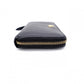 GUCCI Round Zipper GG Marmont Long Wallet, Leather, Black with Gold Hardware