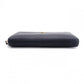 GUCCI Round Zipper GG Marmont Long Wallet, Leather, Black with Gold Hardware