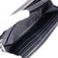 GUCCI Round Zipper GG Marmont Long Wallet, Leather, Black with Gold Hardware