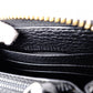 GUCCI Round Zipper GG Marmont Long Wallet, Leather, Black with Gold Hardware