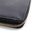 GUCCI Round Zipper GG Marmont Long Wallet, Leather, Black with Gold Hardware